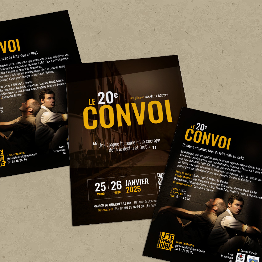Flyer "Le 20e convoi"