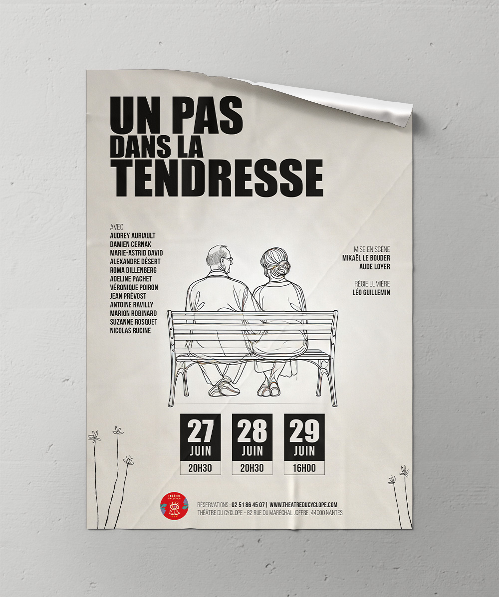 Affiche Un pas dans la tendresse